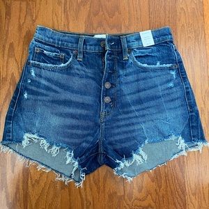 Abercrombie and Fitch High Rise Mom Shorts Sz 26